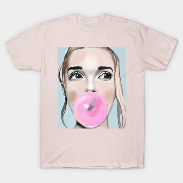 Bubblegum T-Shirt by artgiantdrag